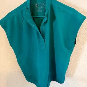 Figs Rafaella, scrub top, green